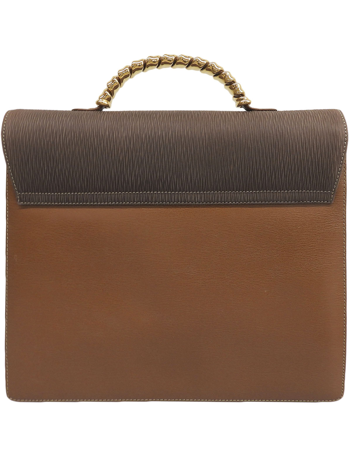 Velazquez 2-Way Bag Camel/Mocha Brown