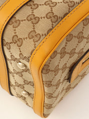 Canvas GG Pattern 2-Way Bag Beige/Yellow