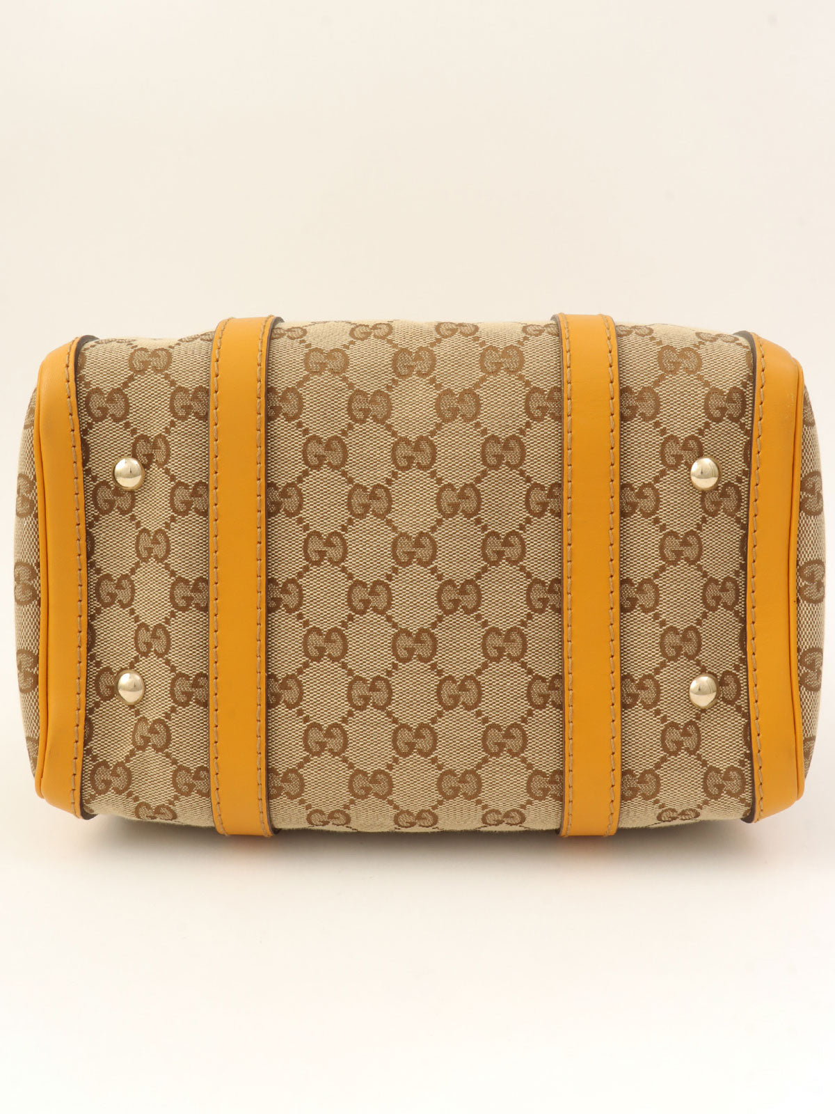 Canvas GG Pattern 2-Way Bag Beige/Yellow