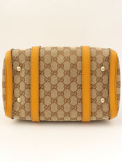 Canvas GG Pattern 2-Way Bag Beige/Yellow