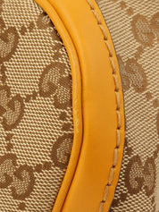 Canvas GG Pattern 2-Way Bag Beige/Yellow