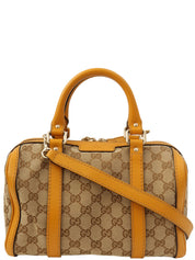 Canvas GG Pattern 2-Way Bag Beige/Yellow