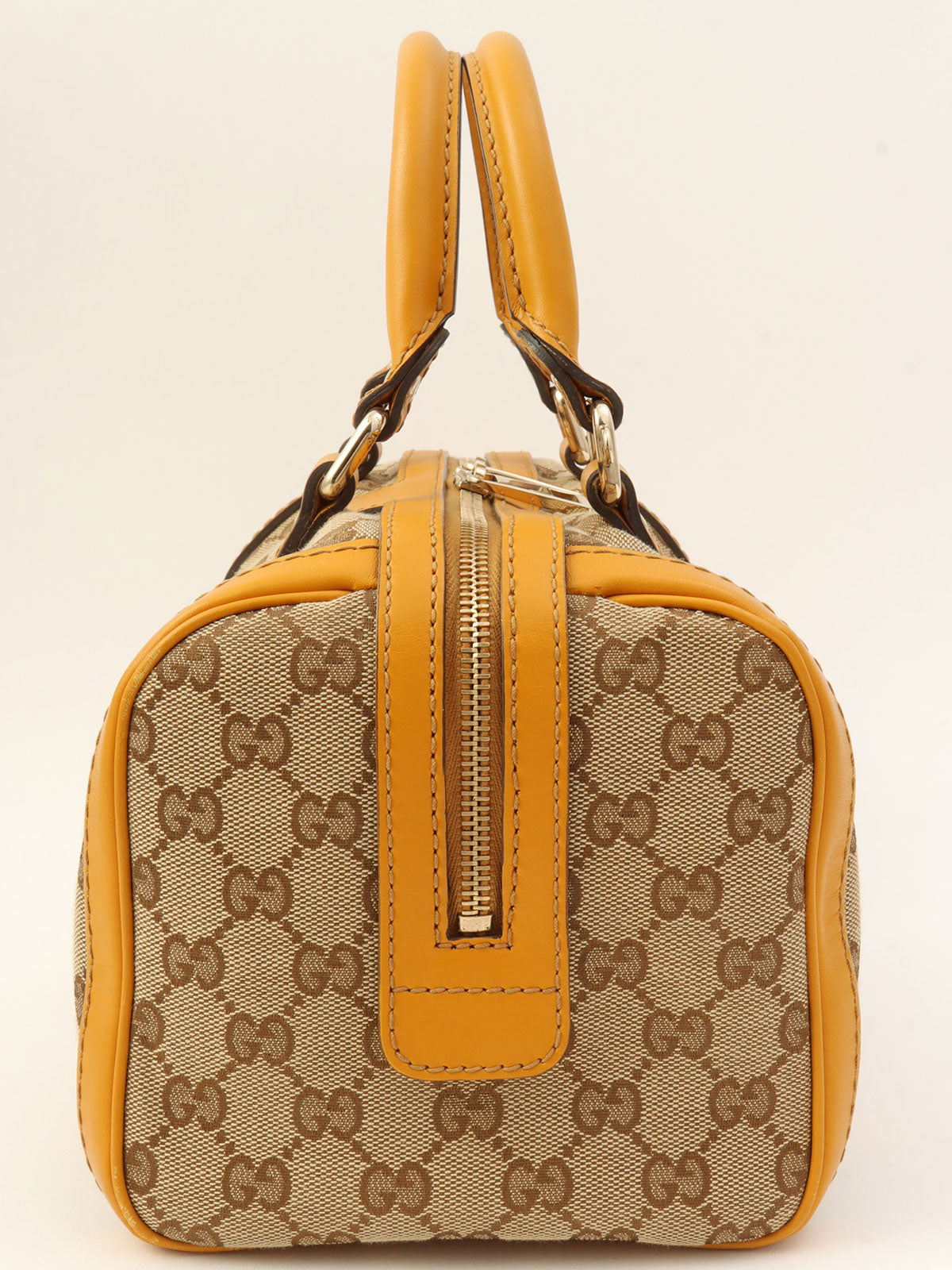 Canvas GG Pattern 2-Way Bag Beige/Yellow
