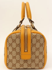 Canvas GG Pattern 2-Way Bag Beige/Yellow