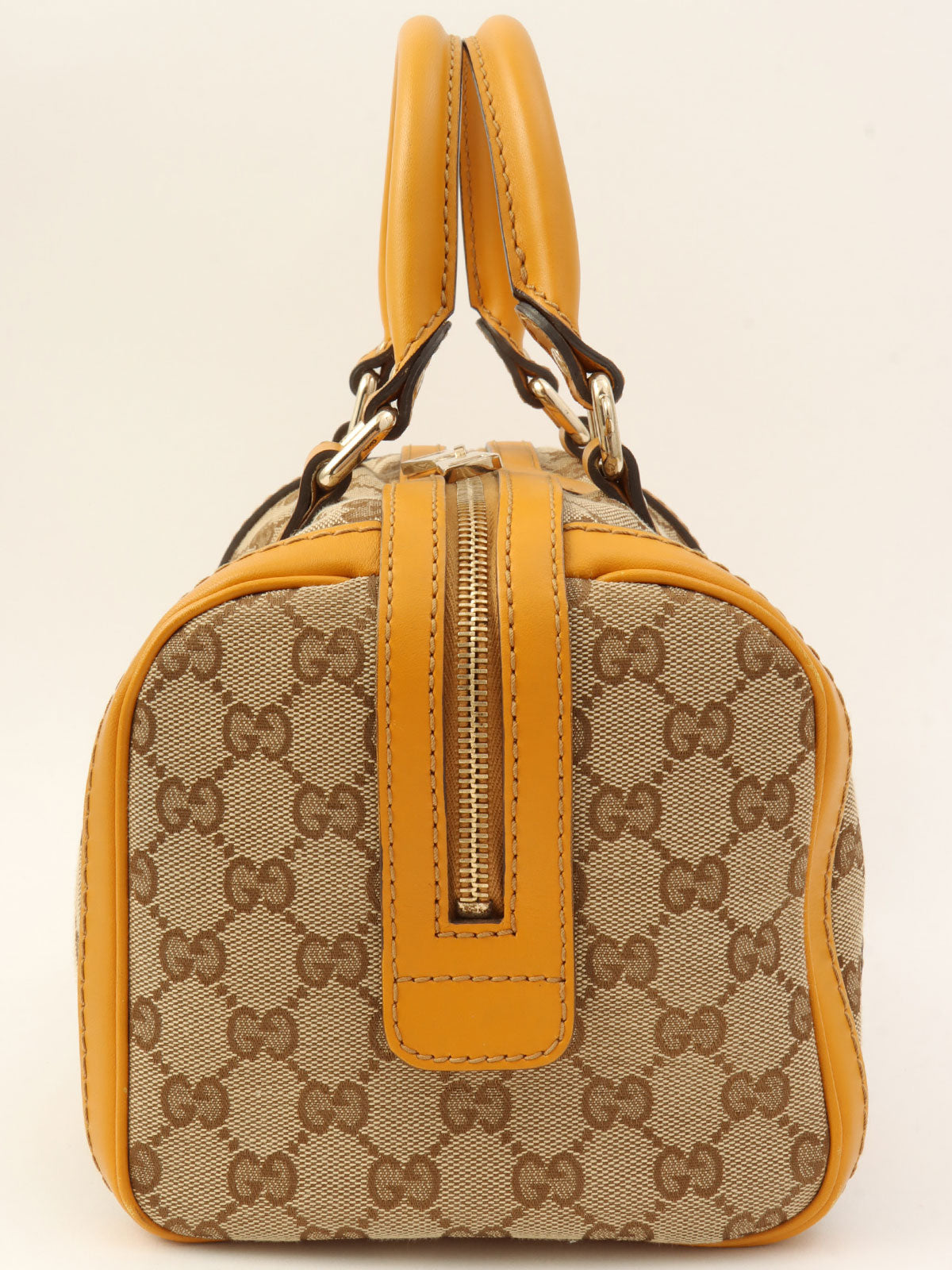 Canvas GG Pattern 2-Way Bag Beige/Yellow
