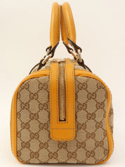 Canvas GG Pattern 2-Way Bag Beige/Yellow