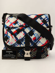 Circa 2016 Airline Shoulder Bag White/Black/Blue
