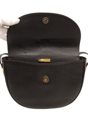 ロゴエンボスショルダーバッグ ブラック