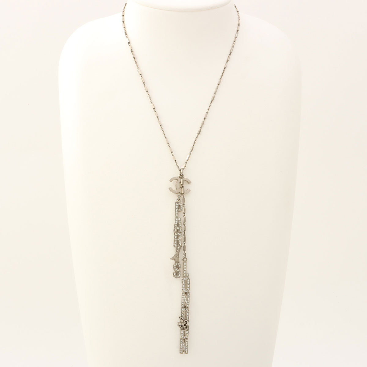 2008 CC Mark Paris London Design Necklace, Silver