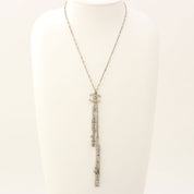 2008 CC Mark Paris London Design Necklace, Silver