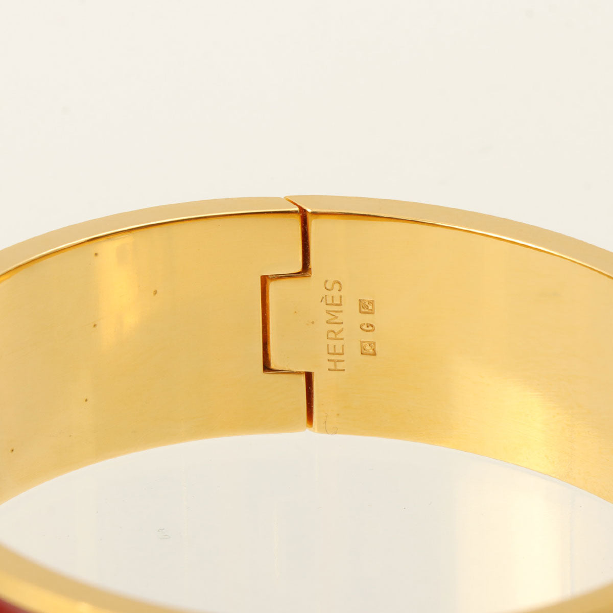 1999 Studded Motif Bangle, Red/Gold