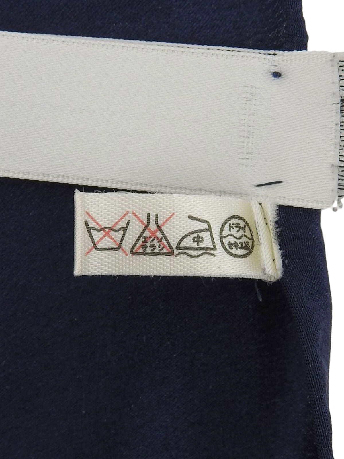 シルクチェーンモチーフスカーフ ネイビー/ゴールド