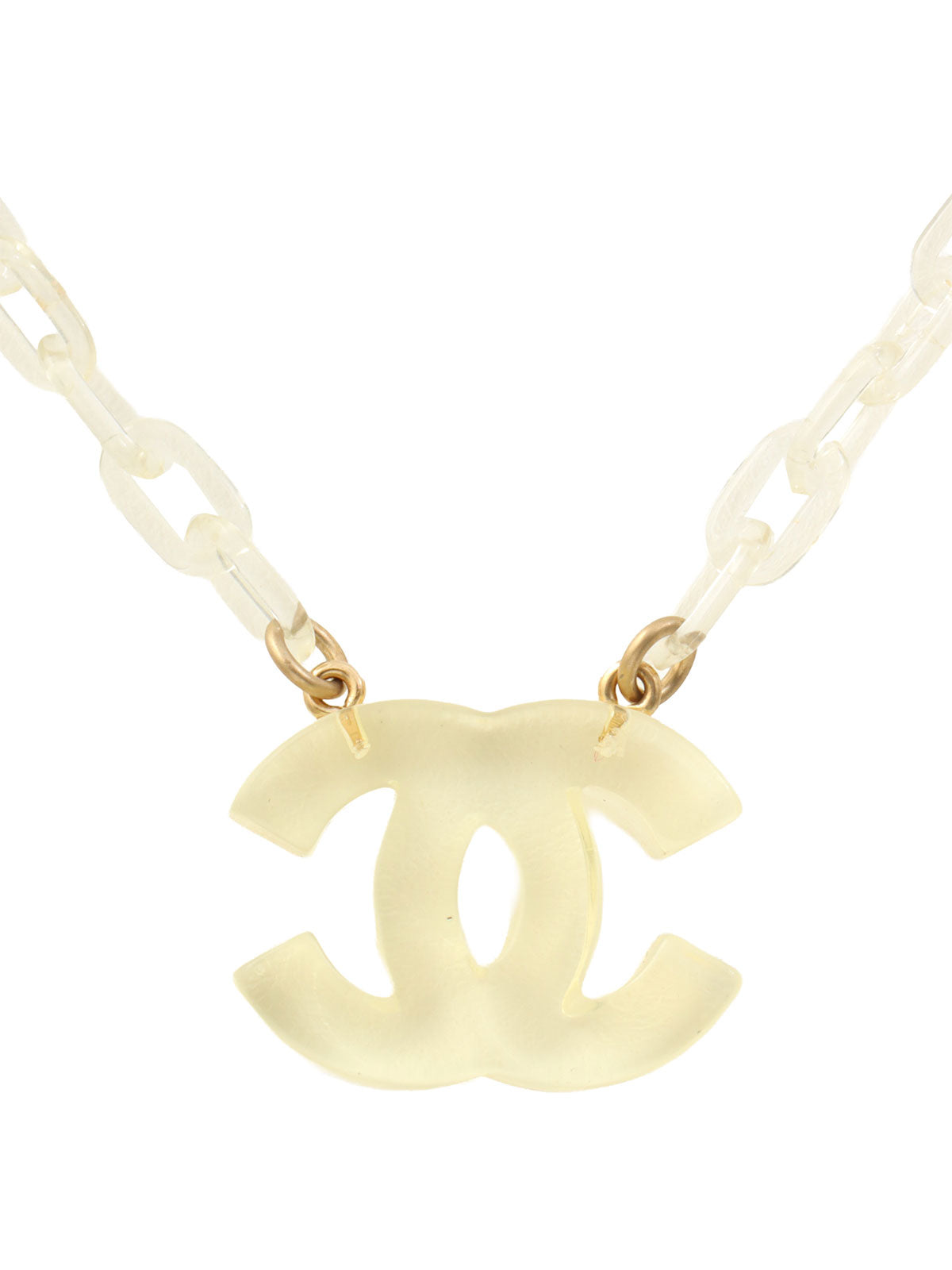 2001年製 CCマーククリアチェーンブレスレット クリア