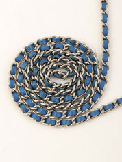 2014年頃製 パテントボーイシャネルチェーンウォレット ブルー