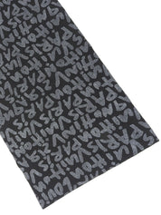 Monogram Graffiti Muffler Black/Silver