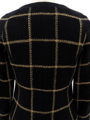 パイピングCCマークボタンジャケット ブラック #34