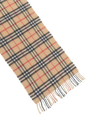 Nova Check Pattern Scarf, Beige