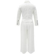 Linen CC Mark Embroidery Setup #38 White