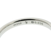 Platinum Diamond Ring #52 Silver