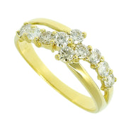 18K Diamond Ring Gold #51
