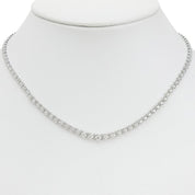 18Kダイヤモンドネックレス シルバー