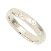 Platinum Diamond Design Ring #50 Silver