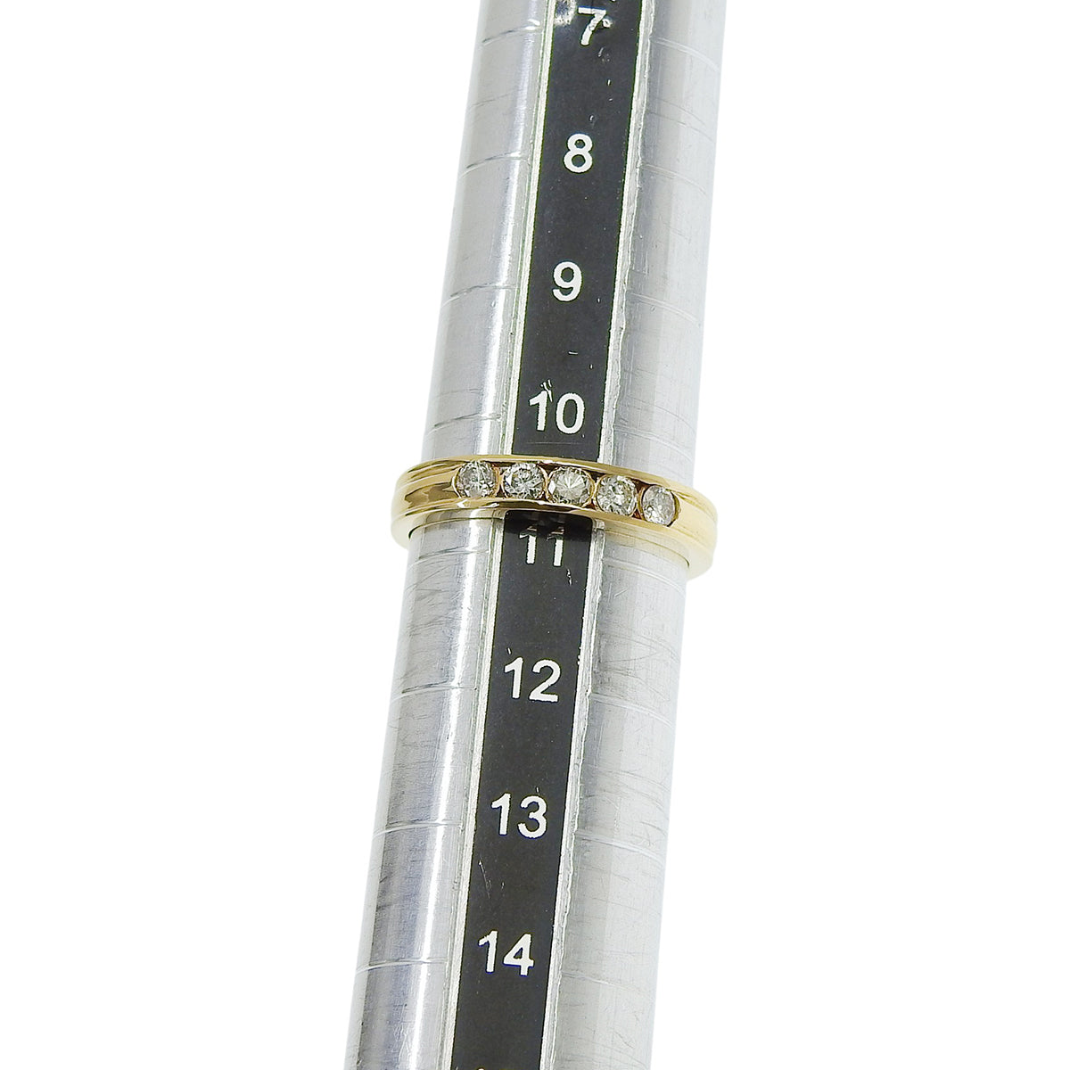 18K5PD钻石戒指 黄金 #50.5