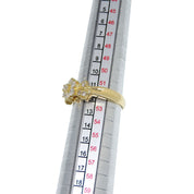 18K 钻石花卉设计戒指 #52 黄金