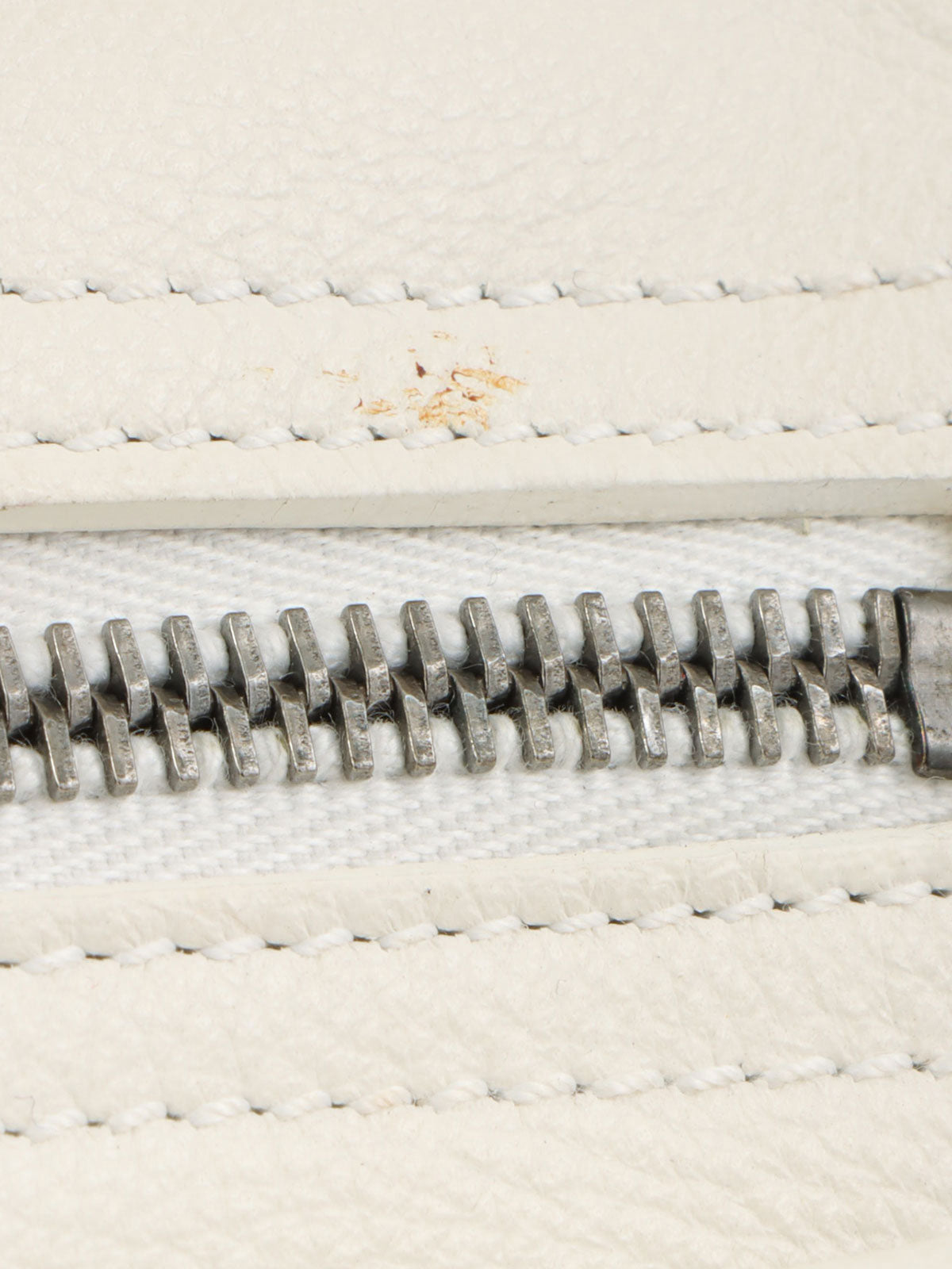 White gaucho shoulder bag