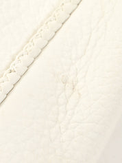 White gaucho shoulder bag