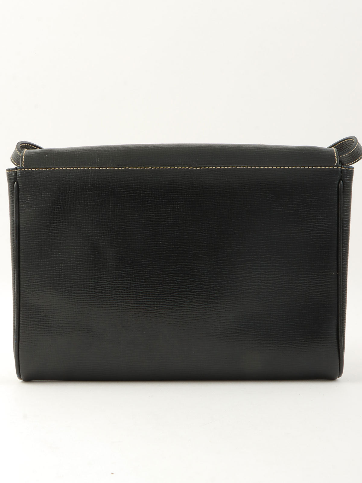 サークルロゴプレートショルダーバッグ ブラック