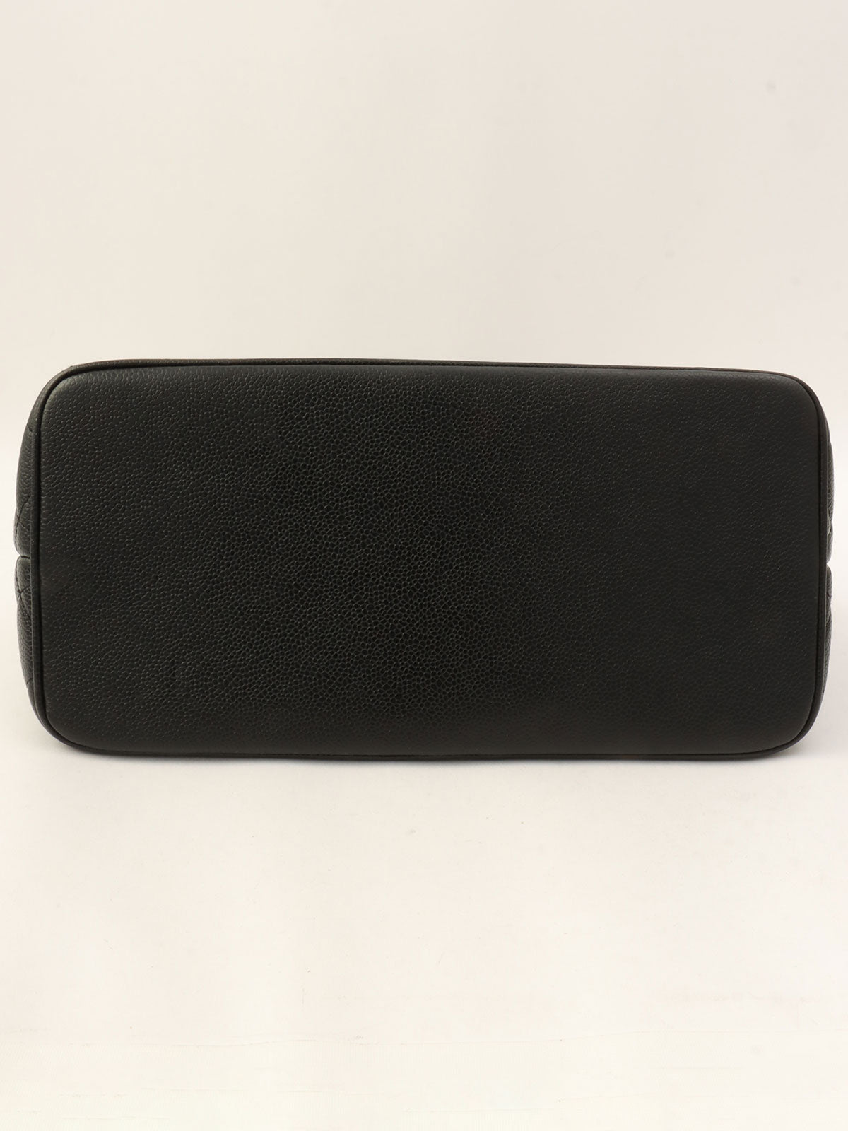 2000年頃製 キャビアスキンCCマークステッチ復刻トートバッグ ブラック