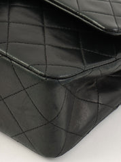 1990年代经典翻盖链条包 23厘米 黑色