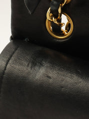 1990年代经典翻盖链条包 23厘米 黑色