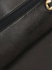 1990年代经典翻盖链条包 23厘米 黑色