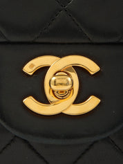 1990年代经典翻盖链条包 23厘米 黑色