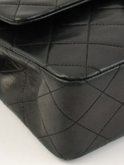 1990年代经典翻盖链条包 23厘米 黑色