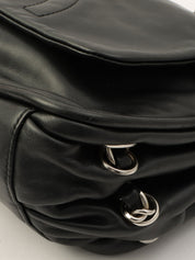 Around 2007, CC Mark Stitch Chain Shoulder Bag, Black