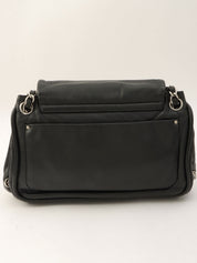 Around 2007, CC Mark Stitch Chain Shoulder Bag, Black