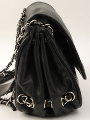 Around 2007, CC Mark Stitch Chain Shoulder Bag, Black