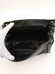Around 2007, CC Mark Stitch Chain Shoulder Bag, Black