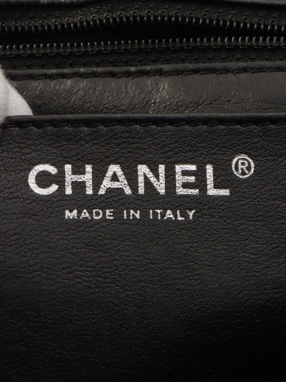 Around 2007, CC Mark Stitch Chain Shoulder Bag, Black