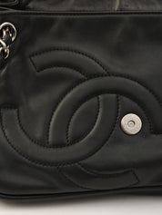 Around 2007, CC Mark Stitch Chain Shoulder Bag, Black