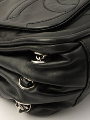 Around 2007, CC Mark Stitch Chain Shoulder Bag, Black