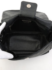 Luxury Line Chain Shoulder Bag, Black, manufactured around 2005