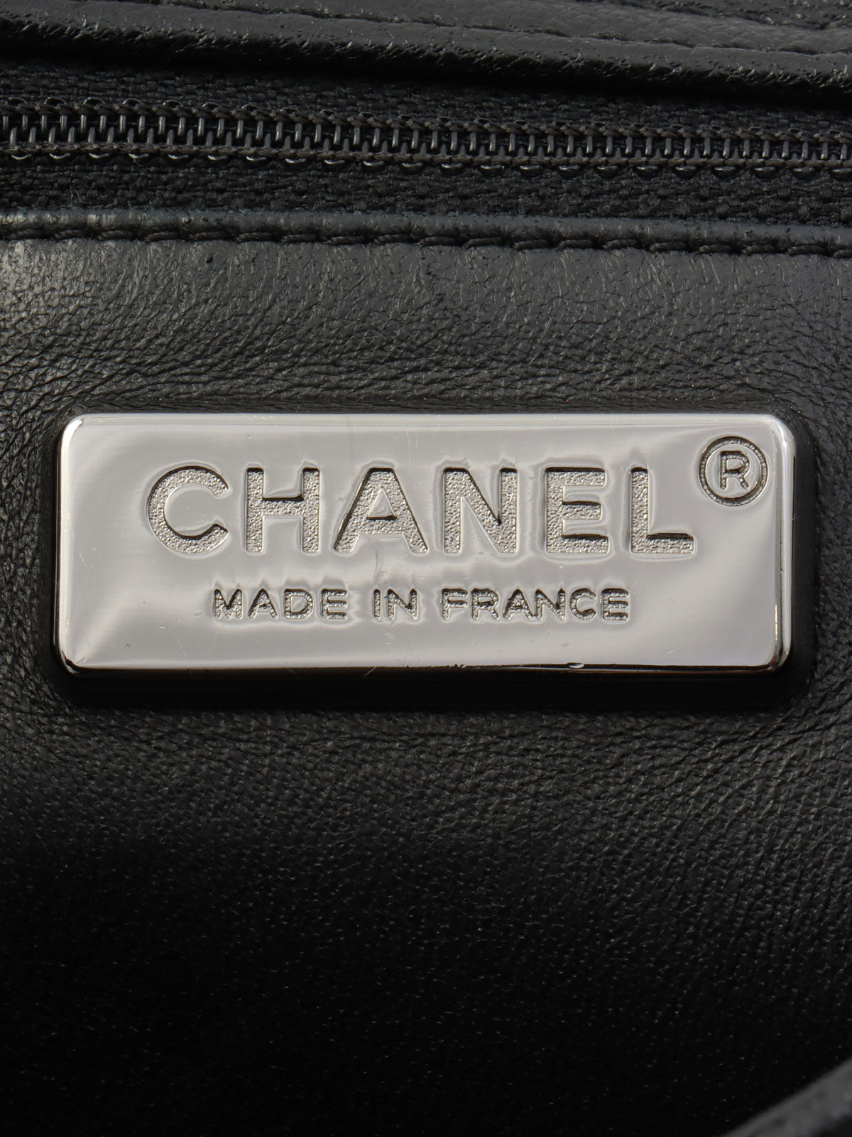 Luxury Line Chain Shoulder Bag, Black, manufactured around 2005