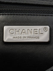 Luxury Line Chain Shoulder Bag, Black, manufactured around 2005