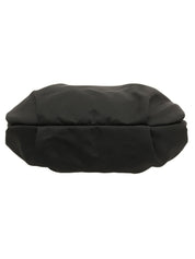 ナイロンロゴプレートワンショルダーバッグ ブラック