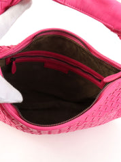 イントレチャートホーボーバッグ ピンク