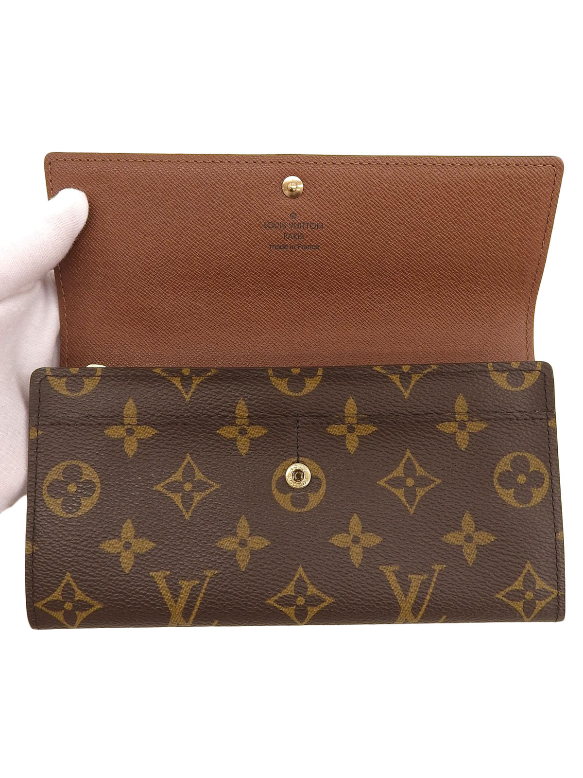 帆布 Monogram Portefeuille Sarah Brown